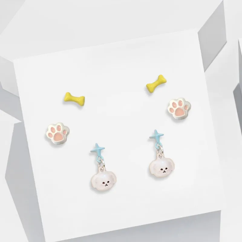 RINGLOVE Alloy Stud Earrings Women's-2