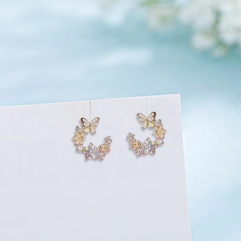 RINGLOVE Alloy Stud Earrings Women's-1