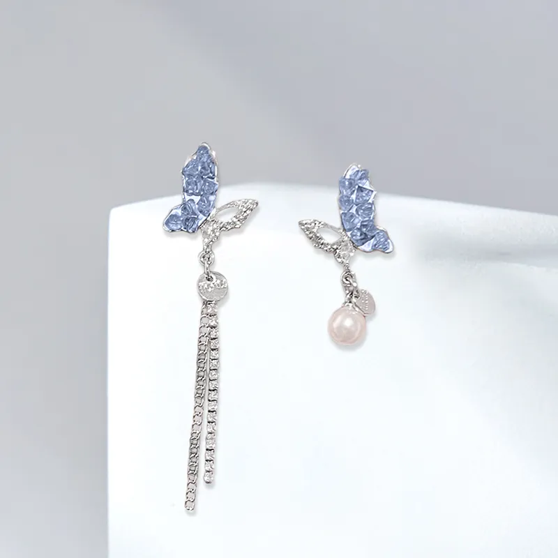 RINGLOVE 925 Sterling Silver Needle Stud Earrings Women's-1