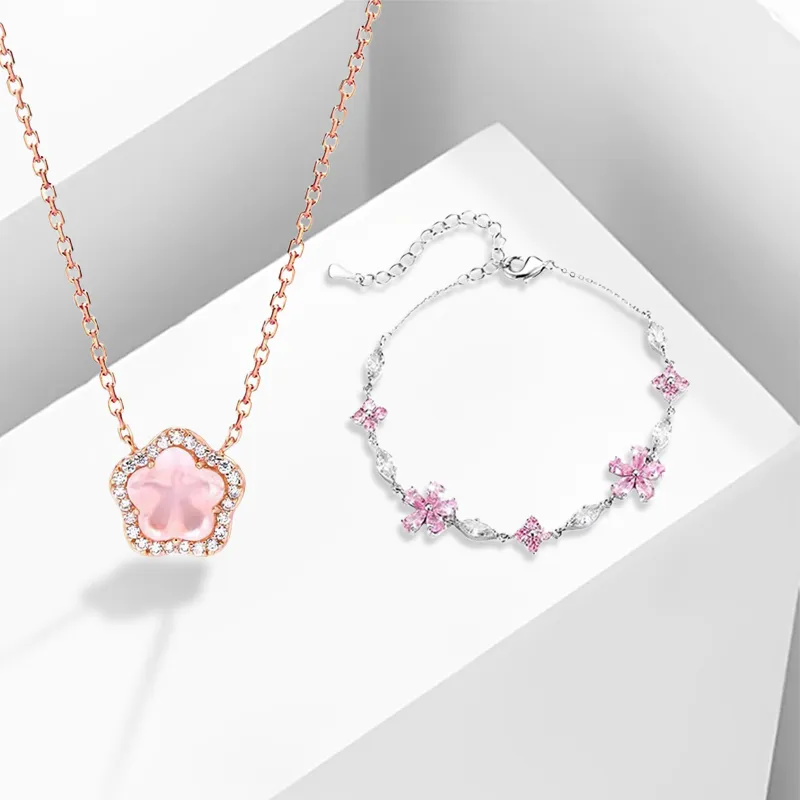 RINGLOVE Zircon Necklaces Women's-2