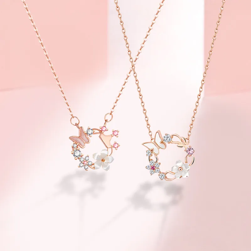 RINGLOVE Zircon Necklaces Women's-1