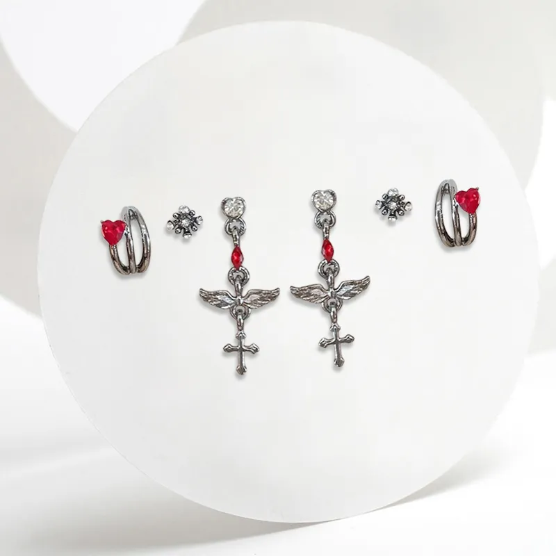 RINGLOVE Alloy Stud Earrings Unisex-1