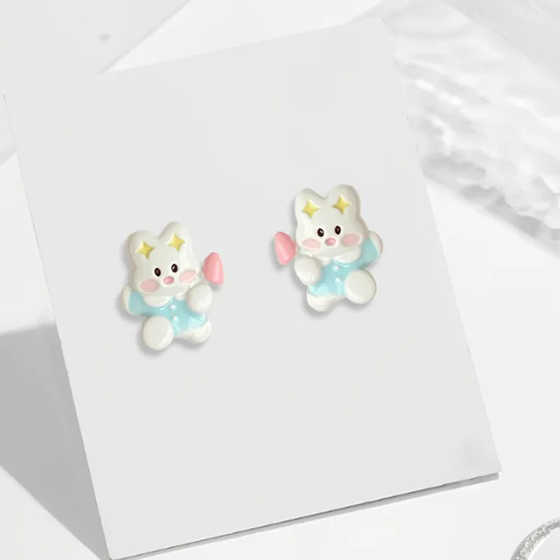 RINGLOVE Alloy Stud Earrings Women's-1