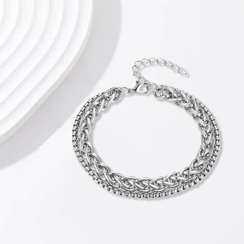 RINGLOVE Titanium Steel Bracelets Unisex-1