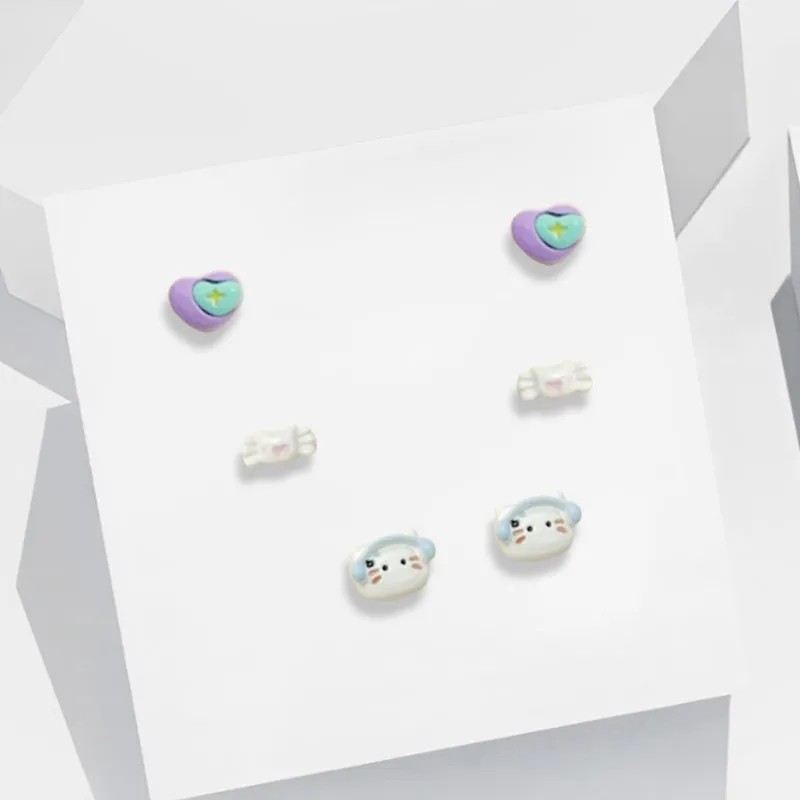 RINGLOVE Alloy Stud Earrings Women's-2