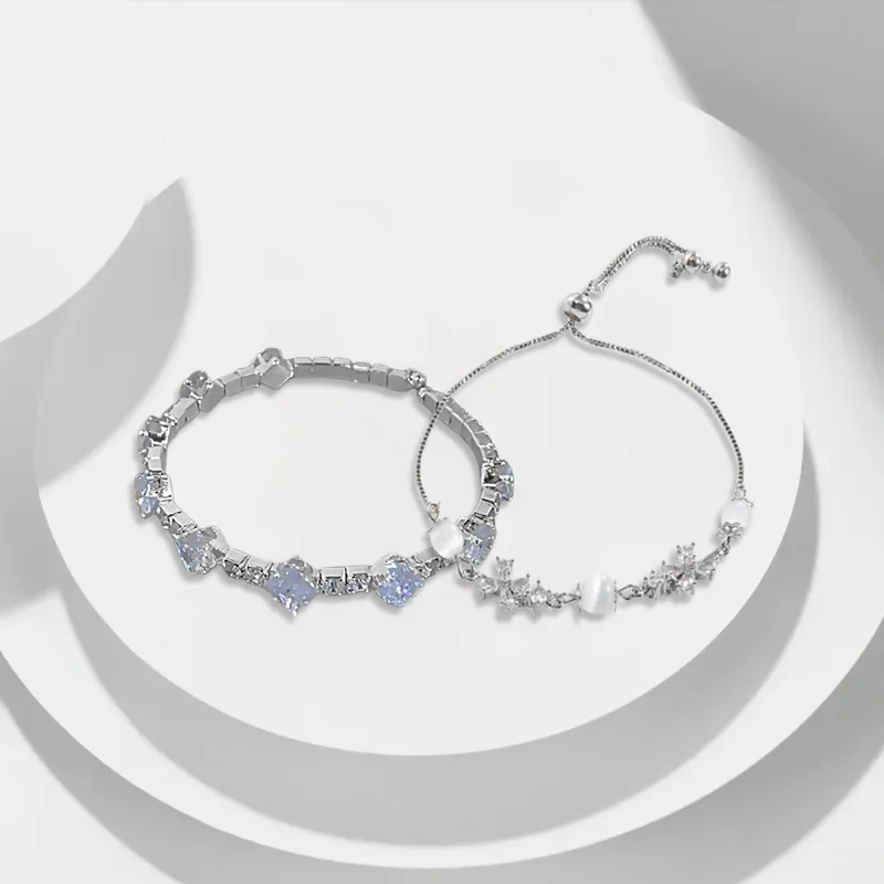 RINGLOVE Zircon Bracelets Women's-2