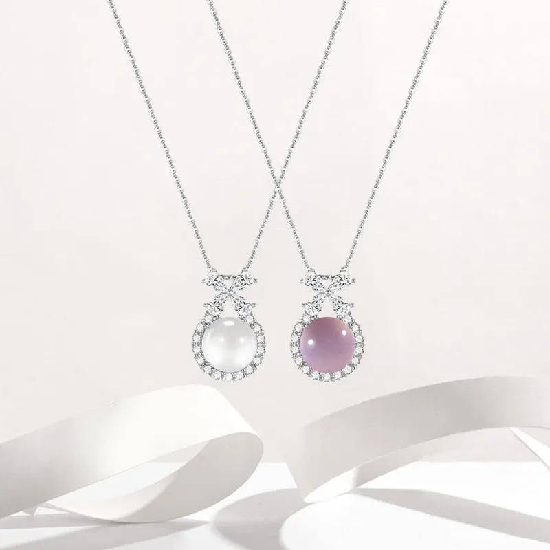 RINGLOVE Colored Glaze Necklaces Women's-2