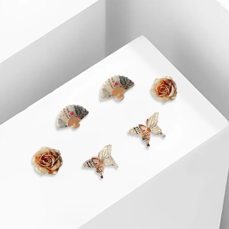 RINGLOVE Resin Stud Earrings Women's-1