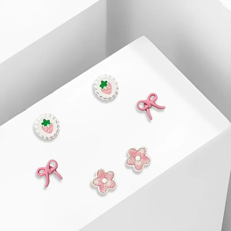 RINGLOVE 925 Sterling Silver Stud Earrings Women's-2