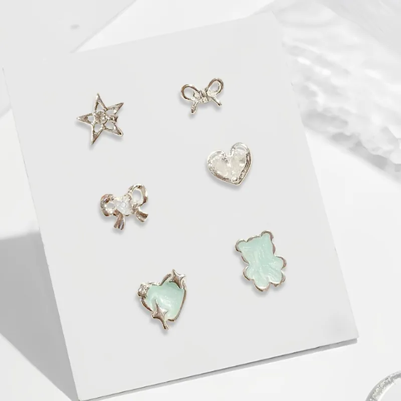 RINGLOVE Zircon Stud Earrings Women's-1