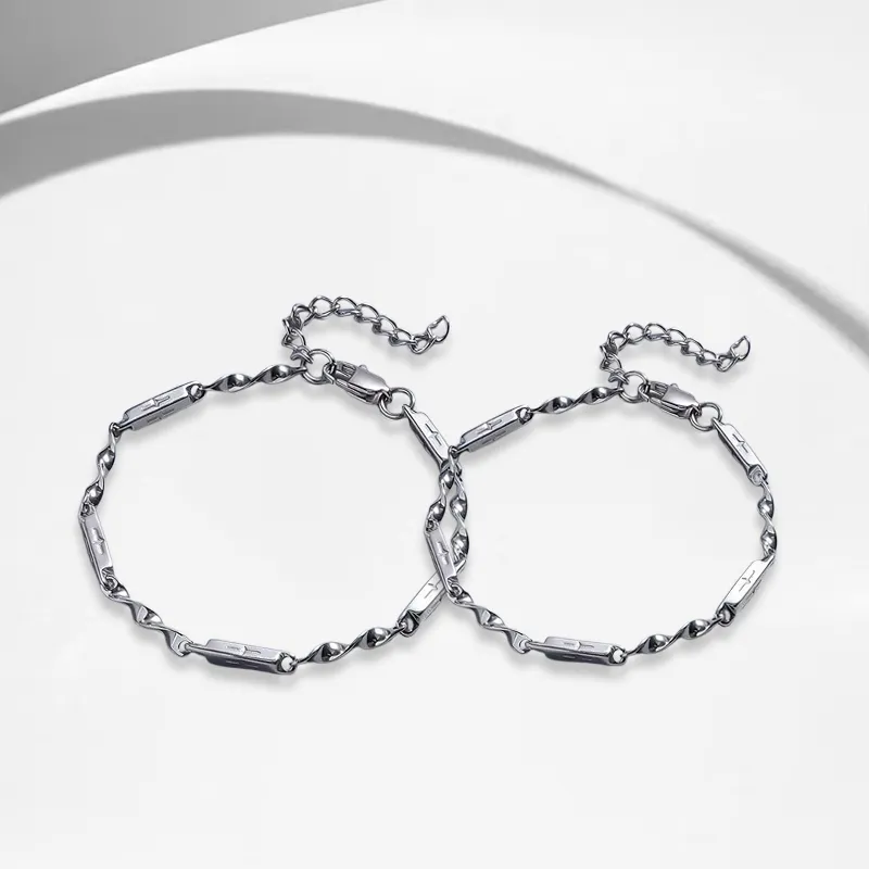 RINGLOVE Titanium Steel Bracelets Unisex-2