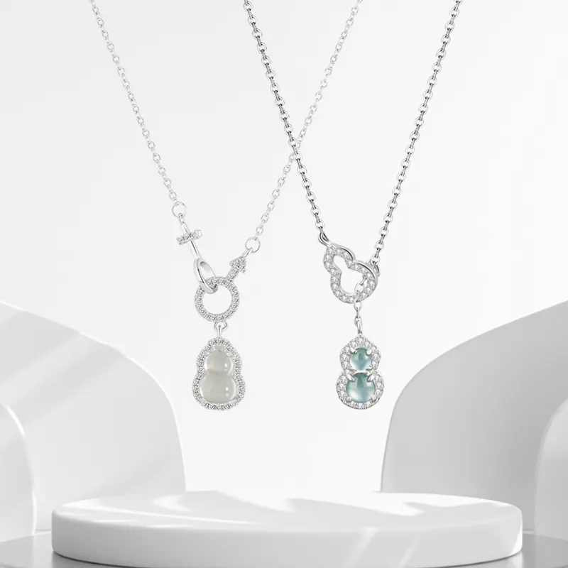 RINGLOVE Colored Glaze Necklaces Women's-1