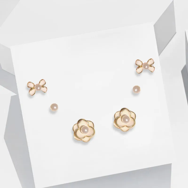 RINGLOVE Alloy Stud Earrings Women's-2