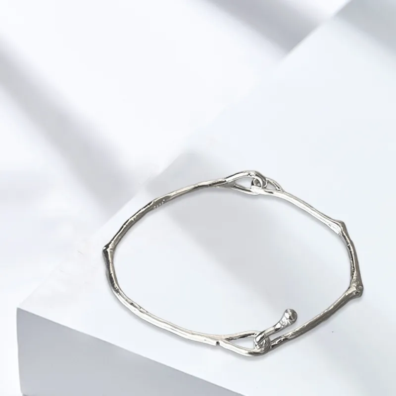 RINGLOVE 925 Sterling Silver Bangles Women's-2