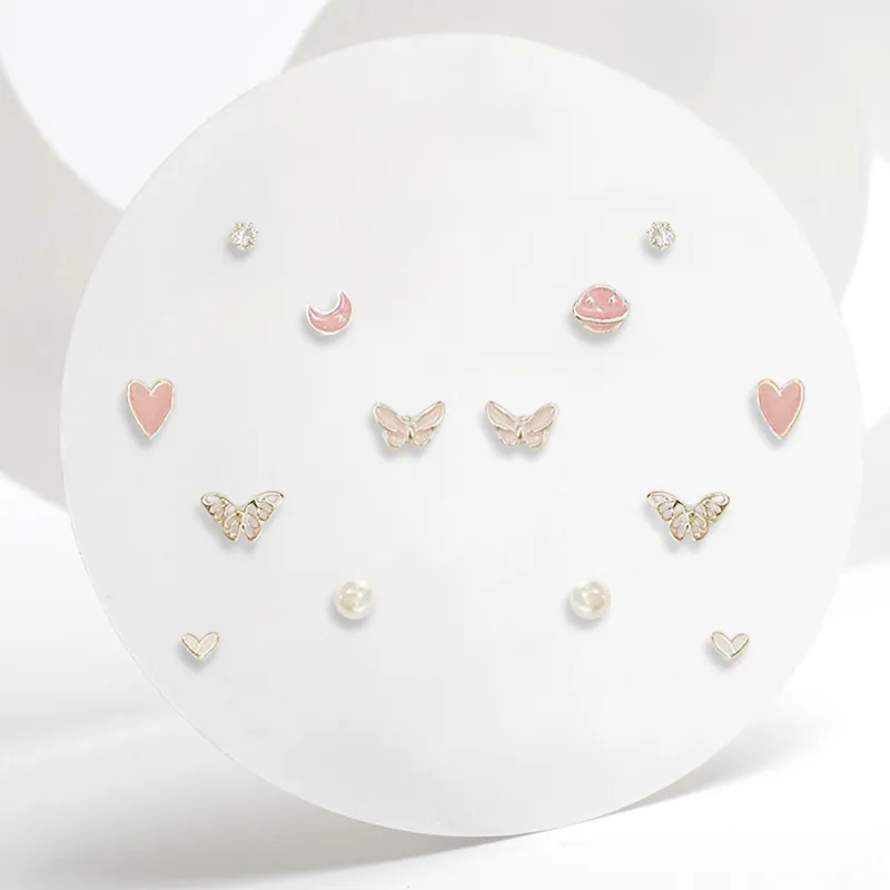 RINGLOVE 925 Sterling Silver Needle Stud Earrings Women's-2