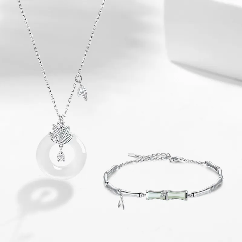 RINGLOVE Colored Glaze Necklaces Women's-1