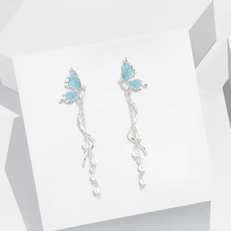 RINGLOVE Oil Drip Drop Earrings Women's-1