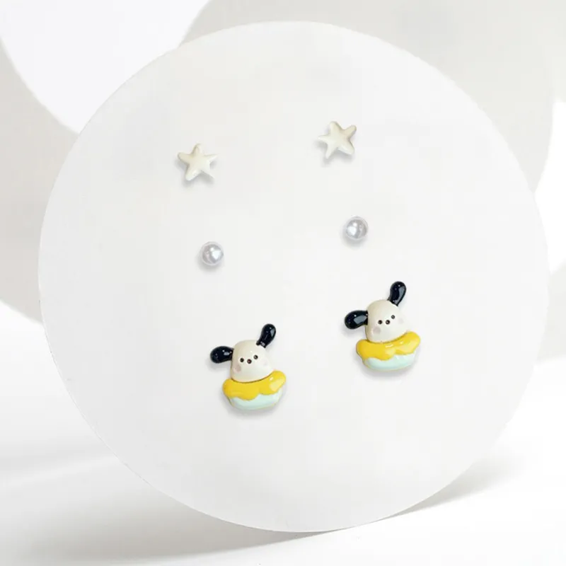 RINGLOVE 925 Sterling Silver Stud Earrings Women's-1