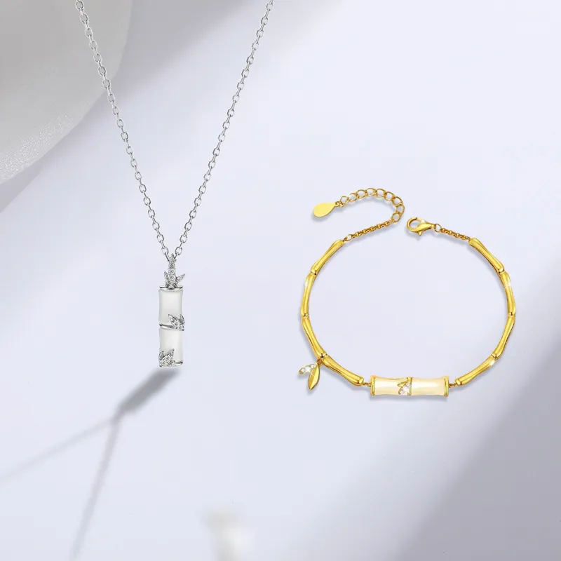 RINGLOVE Colored Glaze Necklaces Women's-1