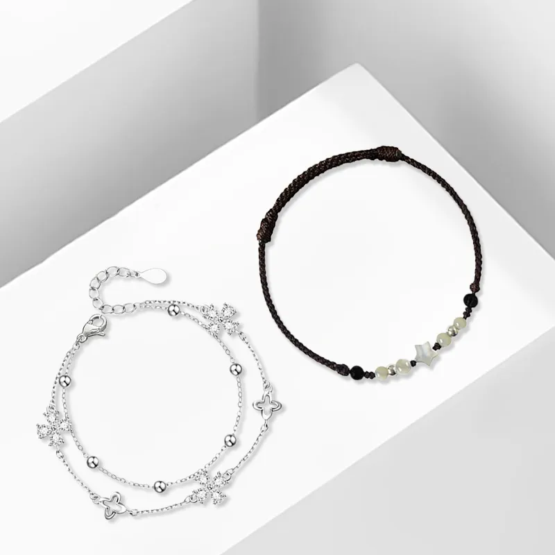 RINGLOVE Fabric Rope Bracelets Women's-2
