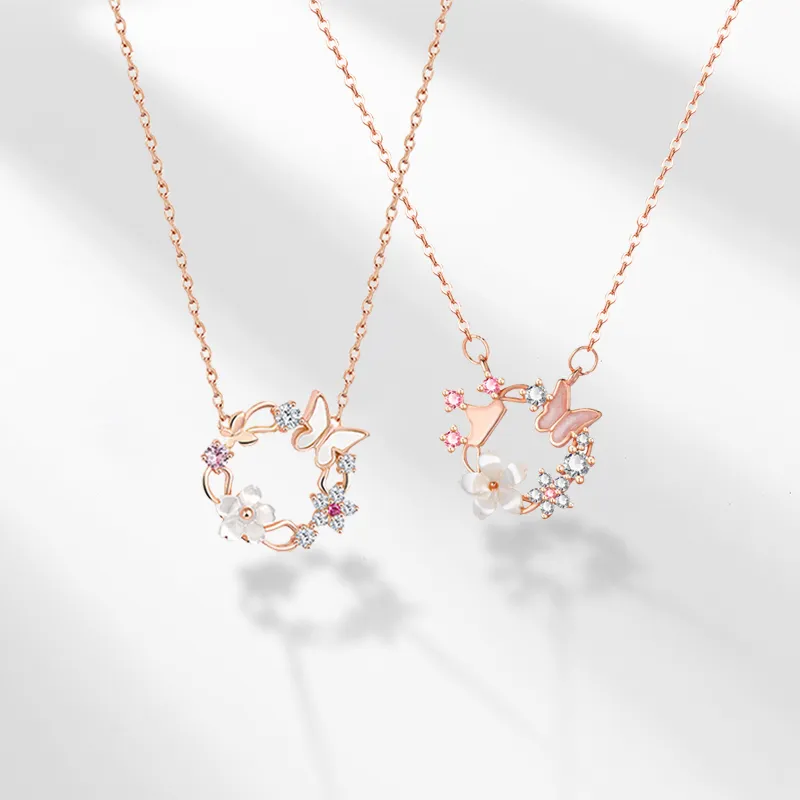 RINGLOVE Zircon Necklaces Women's-2