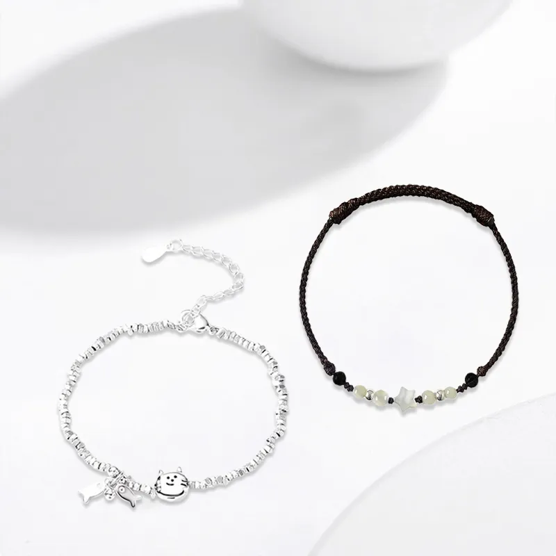 RINGLOVE Fabric Rope Bracelets Women's-2