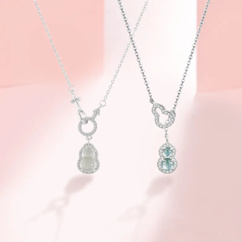 RINGLOVE Colored Glaze Necklaces Women's-2