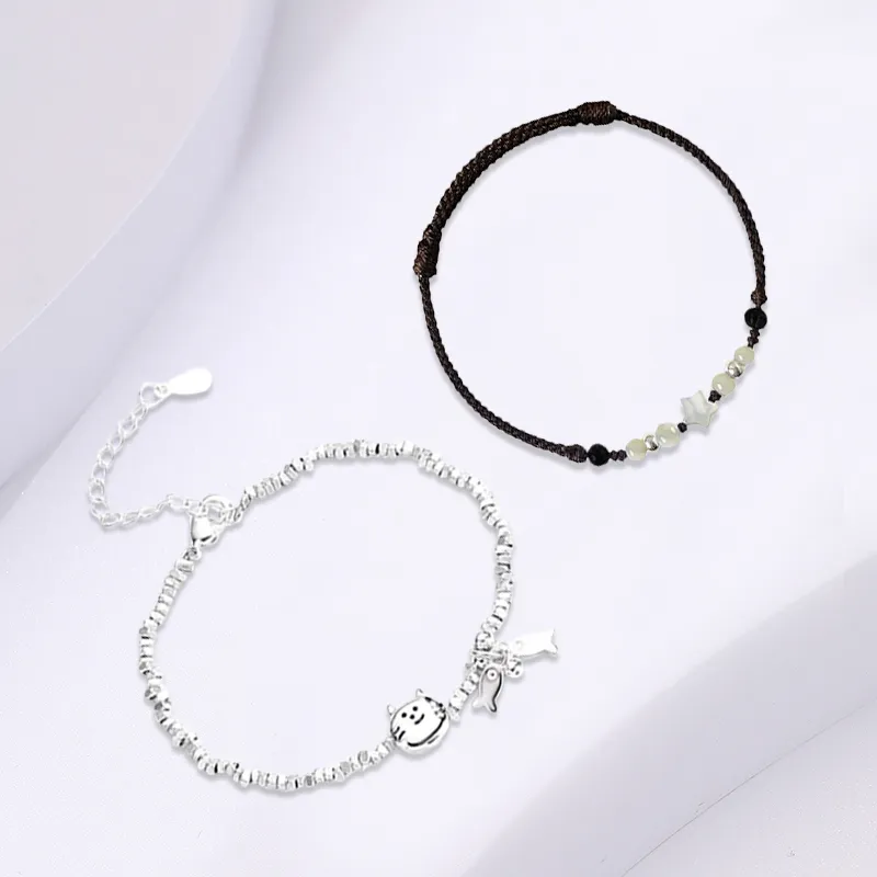 RINGLOVE Fabric Rope Bracelets Women's-1