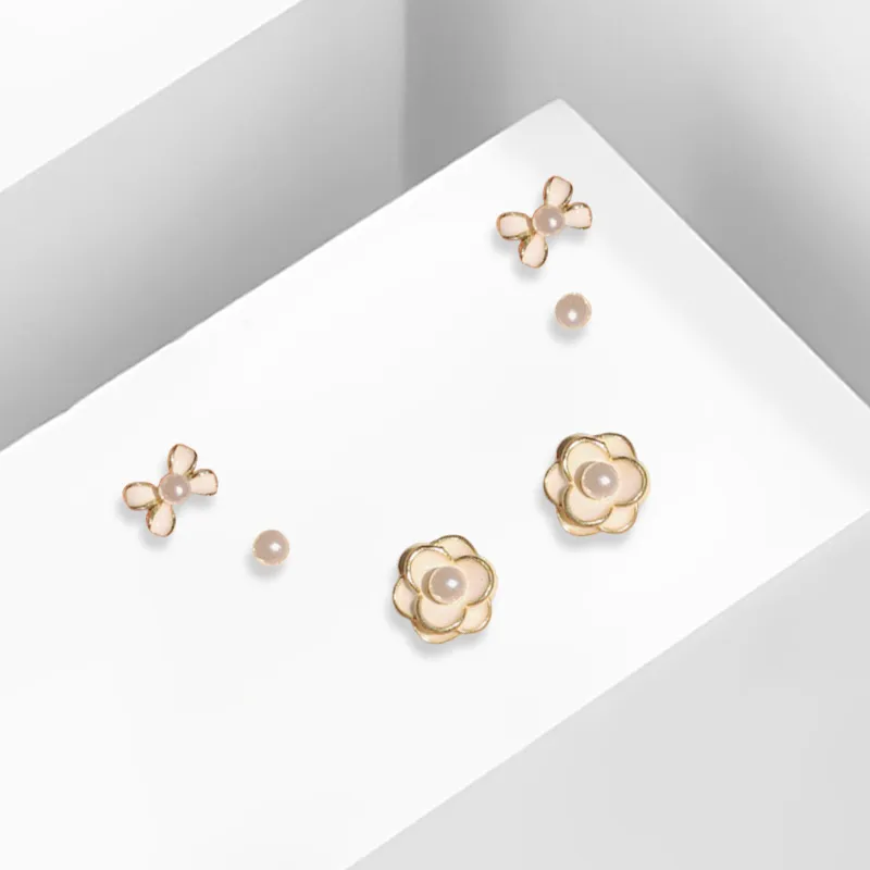 RINGLOVE Alloy Stud Earrings Women's-1