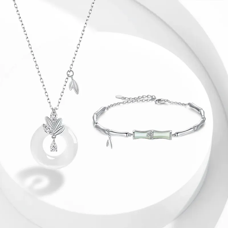 RINGLOVE Colored Glaze Necklaces Women's-2