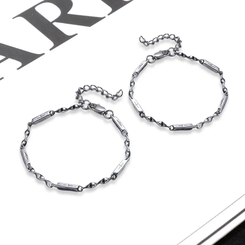 RINGLOVE Titanium Steel Bracelets Unisex-1