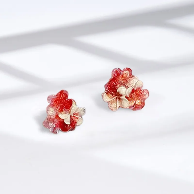 RINGLOVE Resin Stud Earrings Women's-2