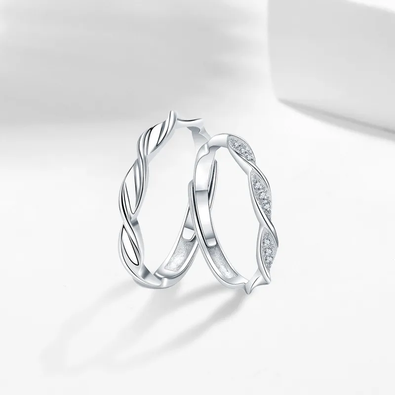 RINGLOVE 925 Sterling Silver Rings Unisex-2