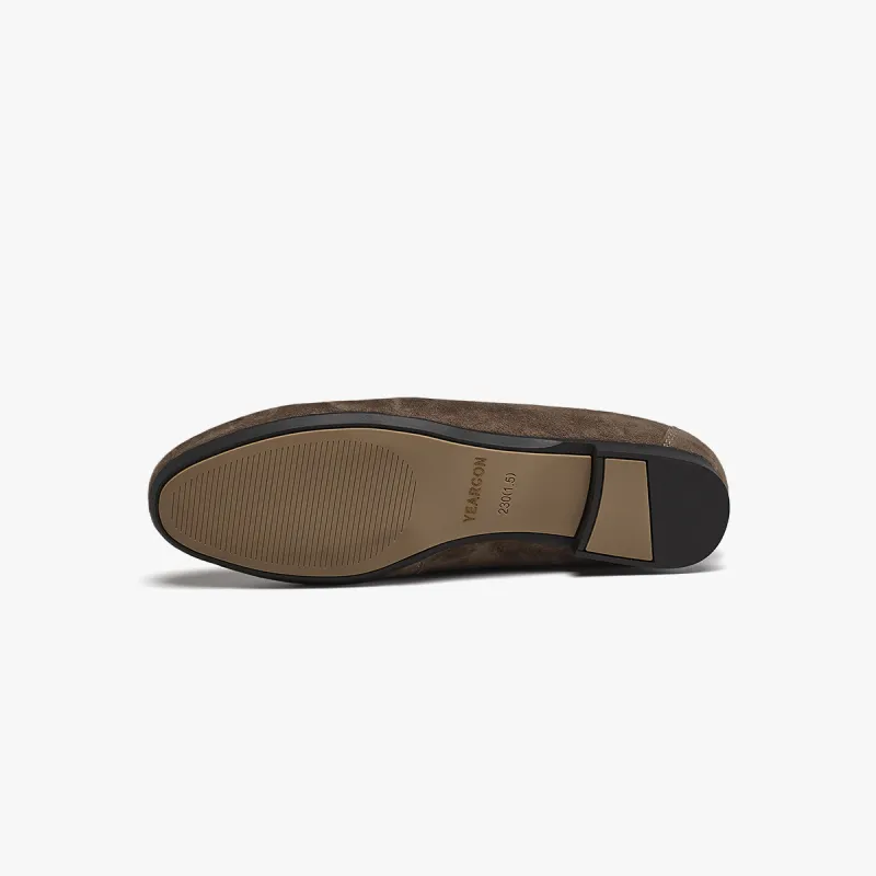 YEARCON Loafers Women's Cameo Brown/Green-10