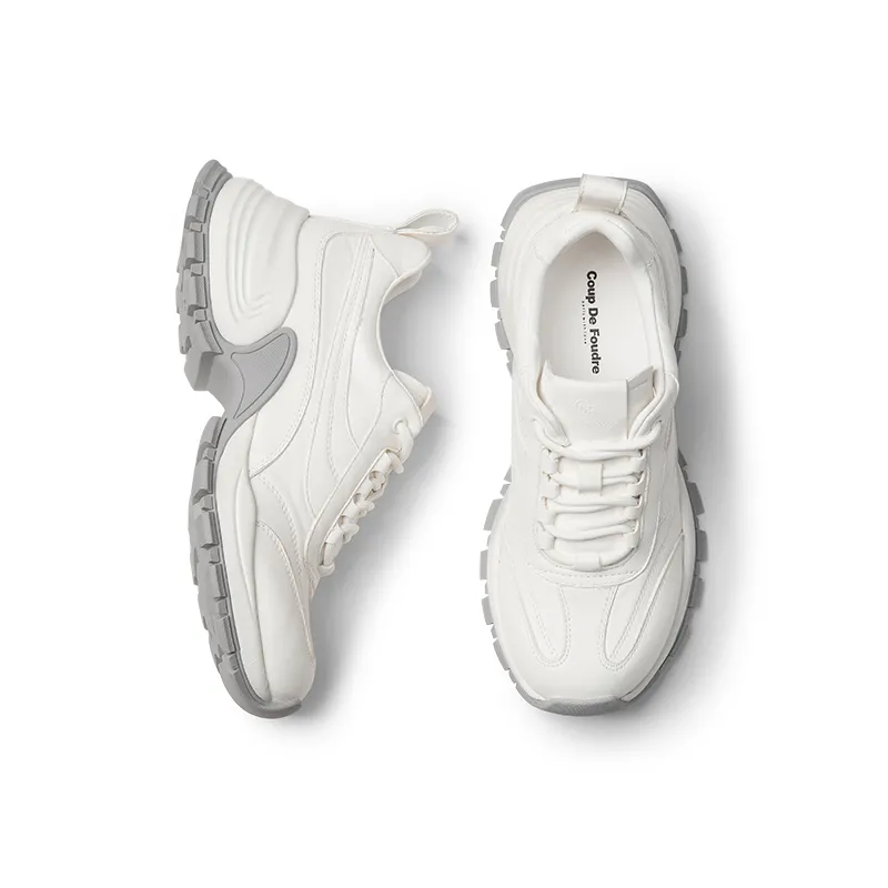 Coup De Foudre Cushioning Height Increase Low Top Chunky Sneakers Women's-7