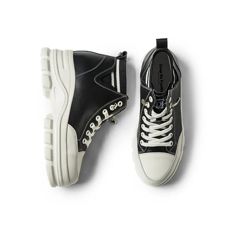 Coup De Foudre Height Increasing Coverage High-Top Skateboard Shoes Women's 6cm-2