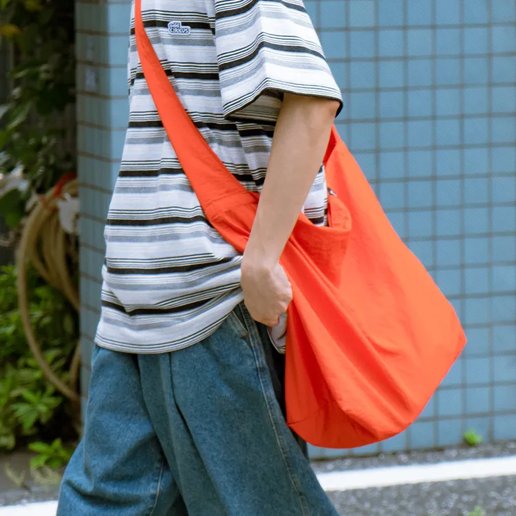OddCIRKUS Polyamide Shoulder Bag Crossbody Bag Regular Unisex Bright Orange/Purple/Ecru-2