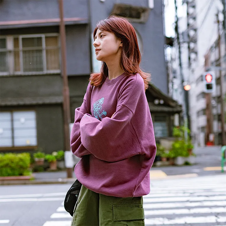 OddCIRKUS FW24 Sweatshirt Unisex Berry Purple-3