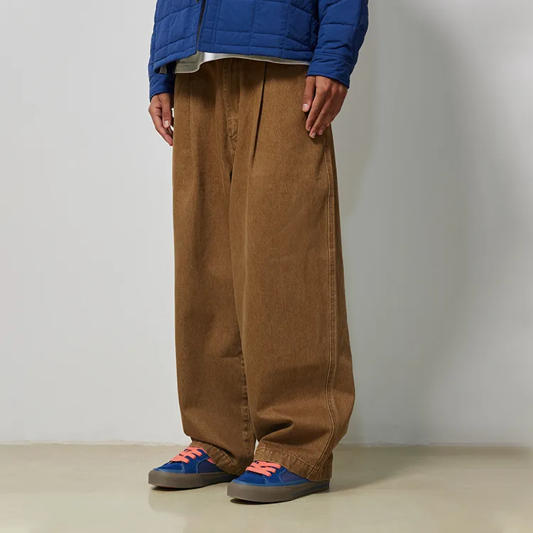 OddCIRKUS FW23 Straight Fit Jeans Unisex Brown-4