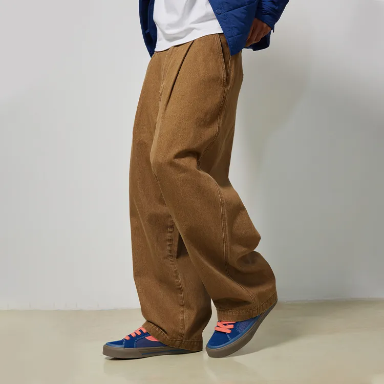OddCIRKUS FW23 Straight Fit Jeans Unisex Brown-3