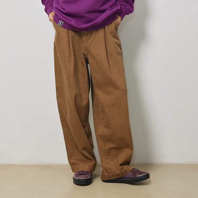 OddCIRKUS FW23 Straight Fit Jeans Unisex Brown-2