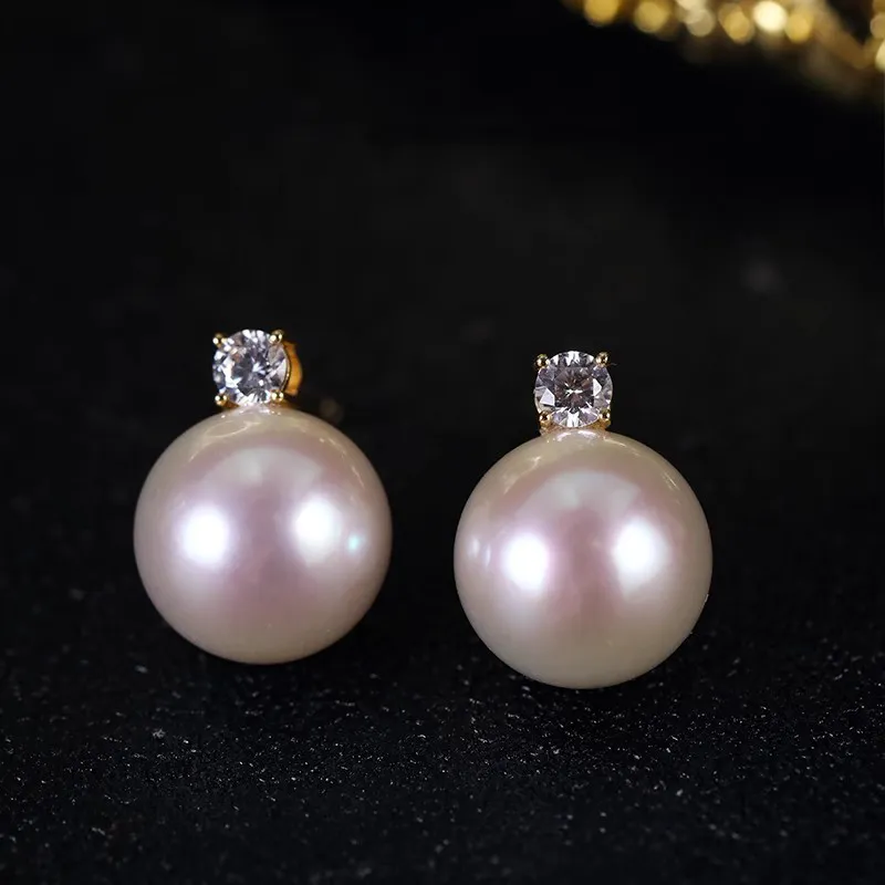 Heidi Freshwater Pearl Stud Earrings Women's-1
