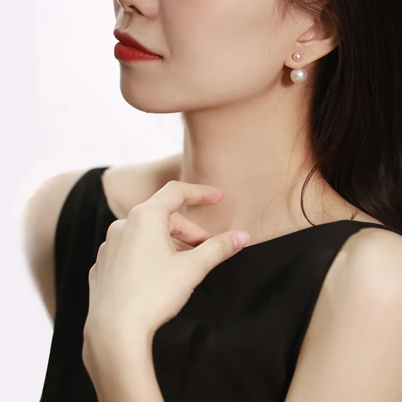 Heidi Freshwater Pearl Stud Earrings Women's-3