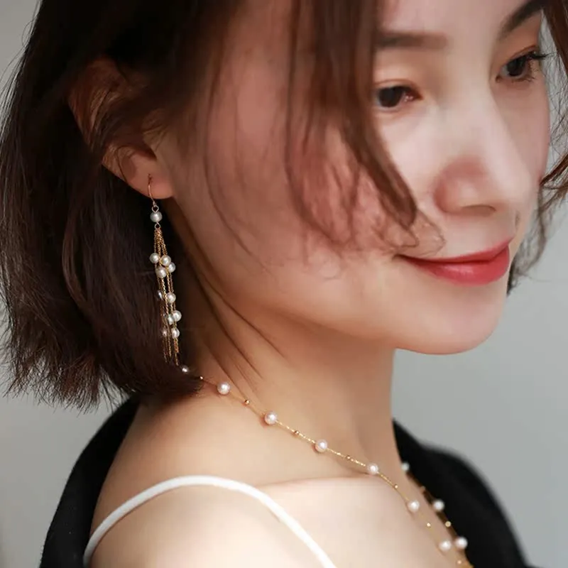 Heidi Freshwater Pearl Earrings Women's-4