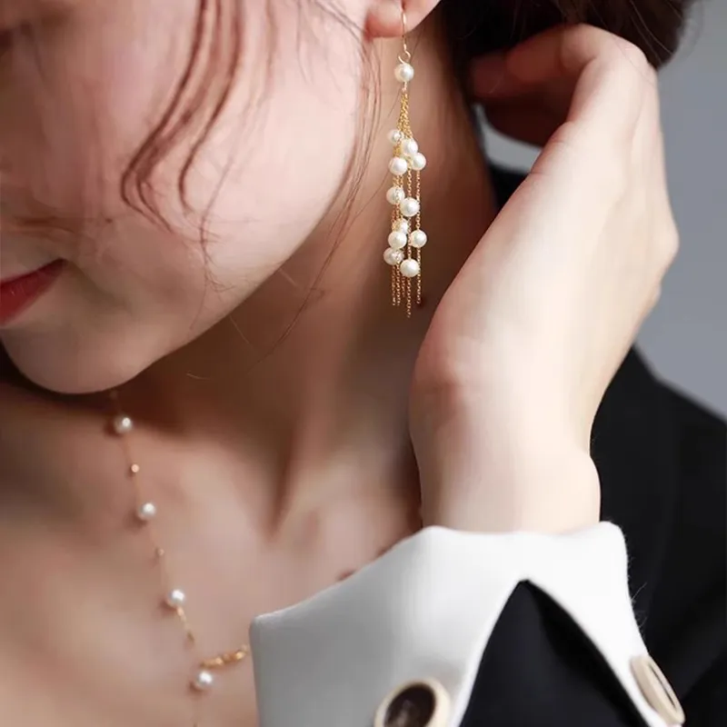 Heidi Freshwater Pearl Earrings Women's-3