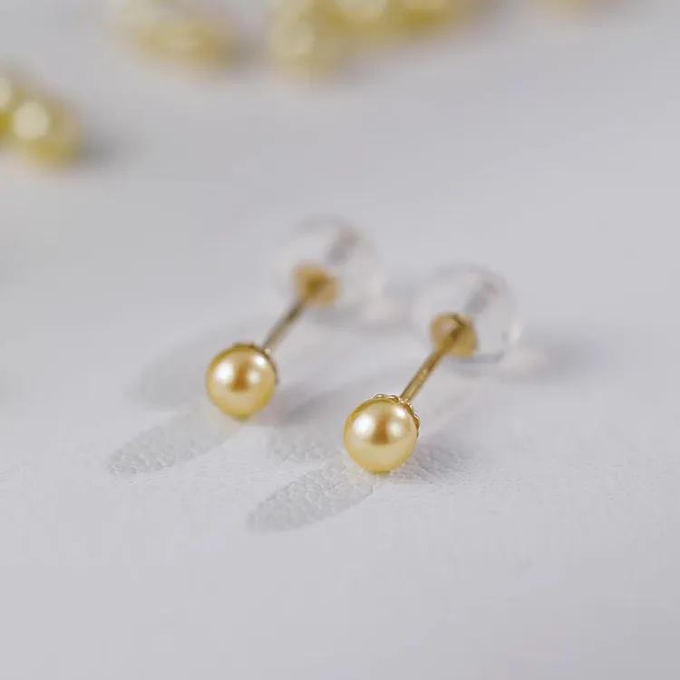 Heidi Saltwater Pearl Stud Earrings Women's-3