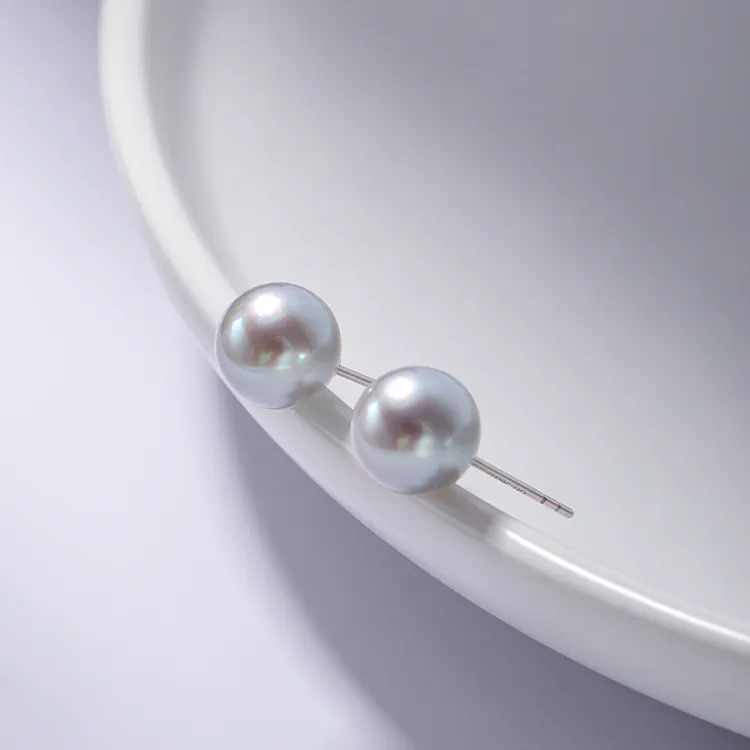 Heidi Saltwater Pearl Stud Earrings Women's-1