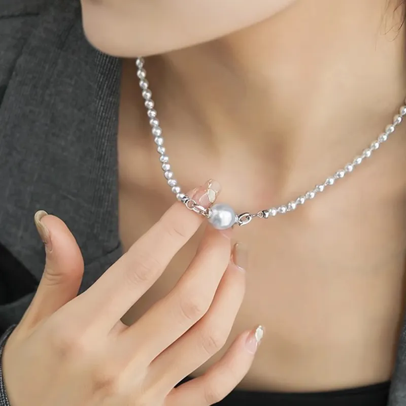 Heidi Saltwater Pearl Necklaces Women's-4