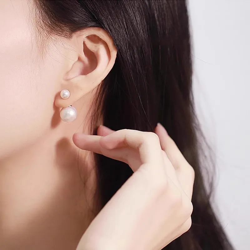 Heidi Freshwater Pearl Stud Earrings Women's-1