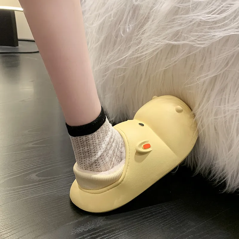 LEMONKID Anti Slip Wear Resistant Breathable Lightweight Cushioning Warm Quiet Balance Low Top Kids' Slippers Teenagers-1